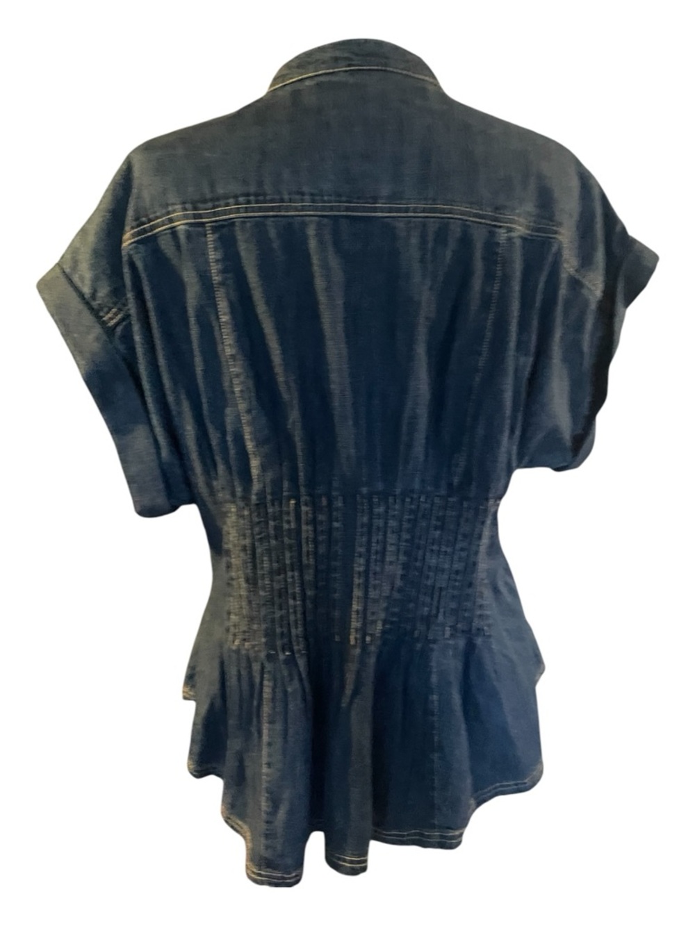 Pilcro The Linden Denim Blouse Top Size XL - Picture 4 of 7